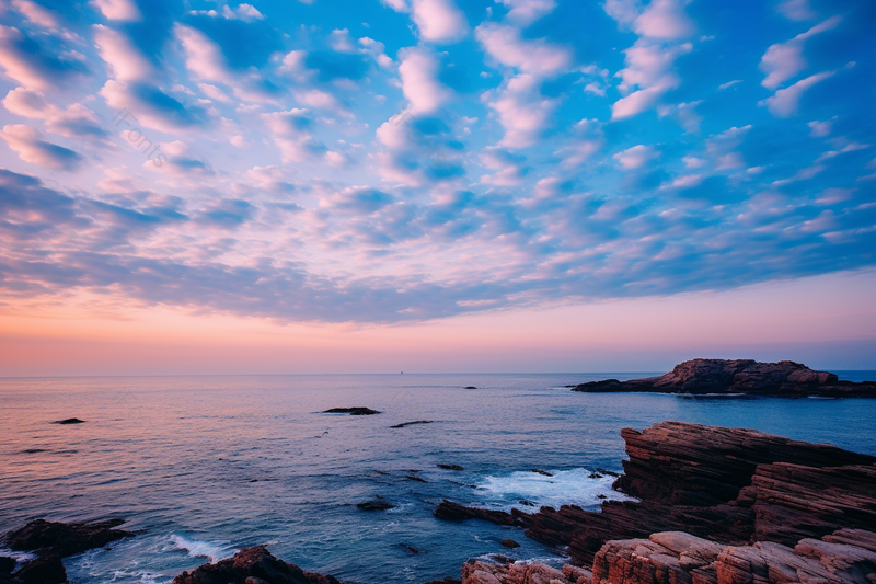 海岸礁石霞光东极岛海水背景,高清,摄影图,摄影图片,图片大全,摄影图免费下载